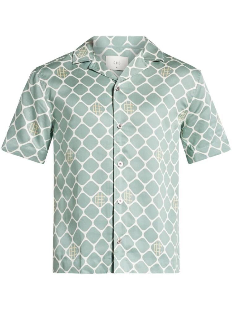 CHÉ Deira Printed Valbonne shirt - Green Cover