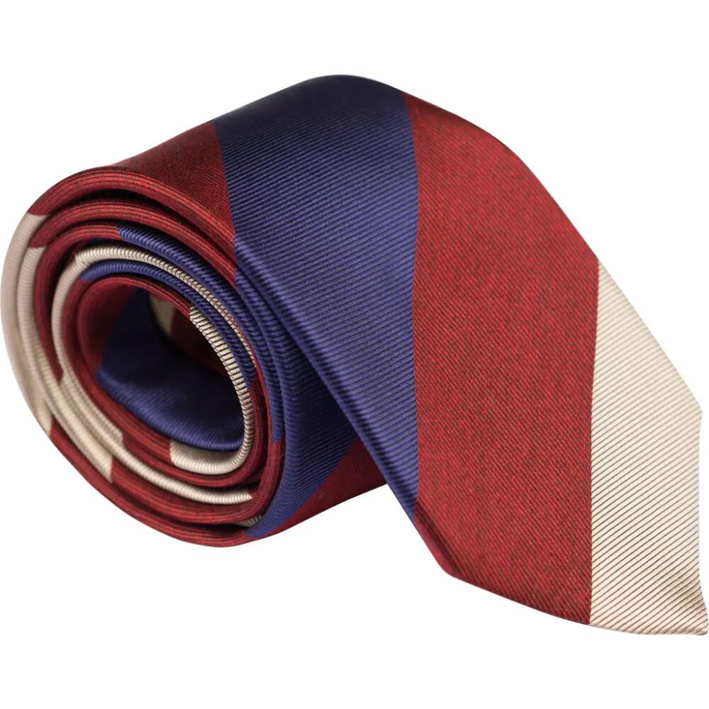 Elizabetta Conero - Silk Jacquard Tie for Men in Burgundy Cover