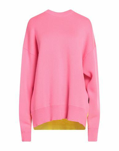 Palm Angels Woman Sweater Fuchsia Virgin Wool, Polyester Cover