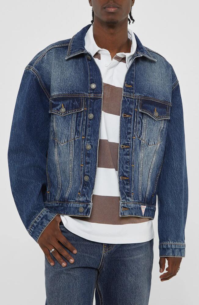 GUESS JEANS Kit Denim Trucker Jacket in Ord1 Cover