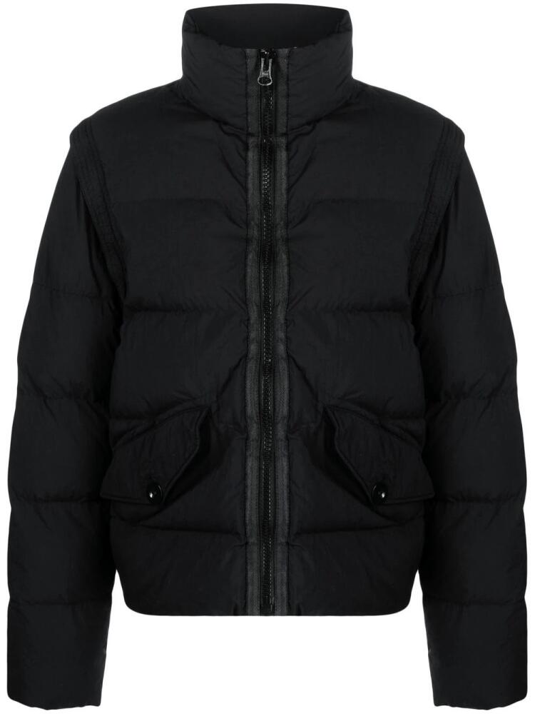 Ten C high-neck padded jacket - Black Cover