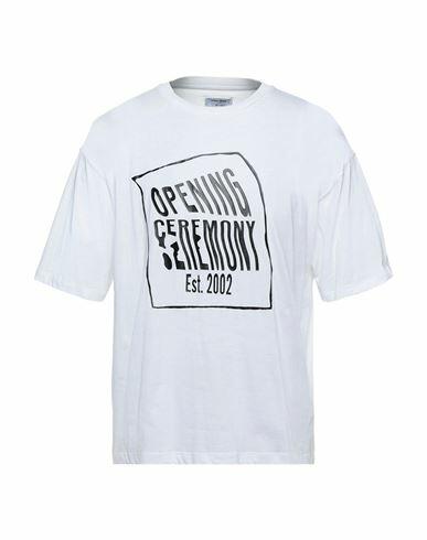 Opening Ceremony Man T-shirt White Cotton Cover