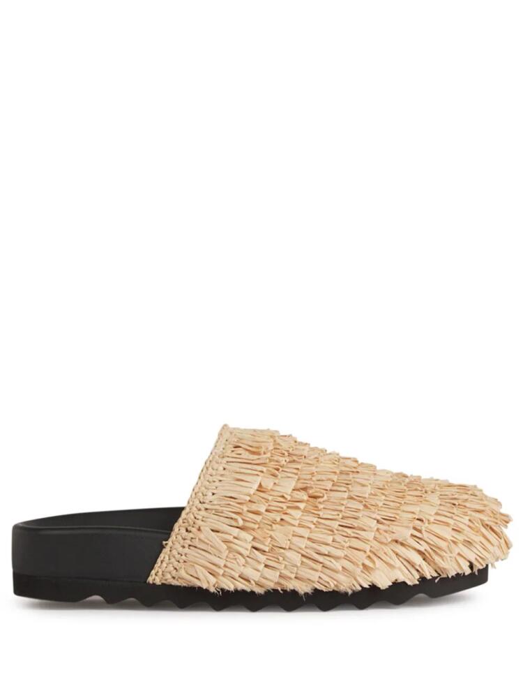 Stella McCartney raffia mules - Neutrals Cover