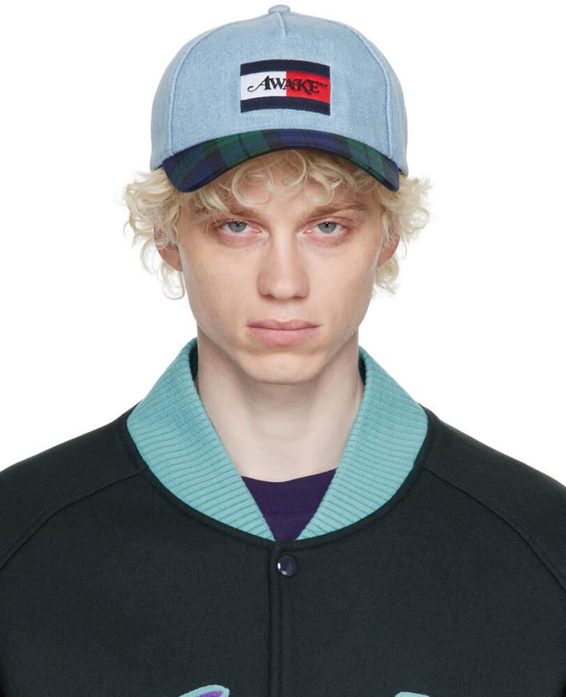 Tommy Jeans Blue Awake NY Edition Denim Cap Cover