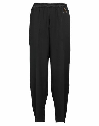 Aries Man Pants Black Polyester, Wool, Elastane Cover