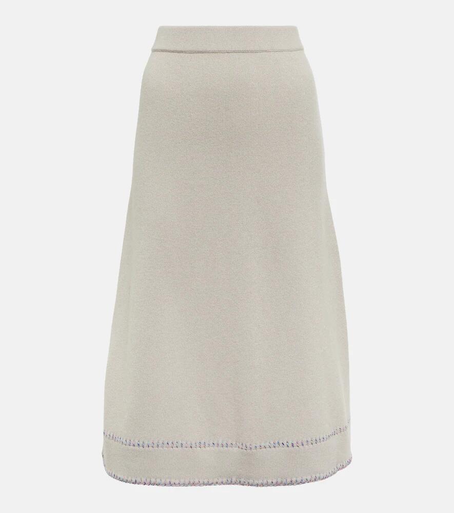 Lisa Yang Adele cashmere midi skirt Cover