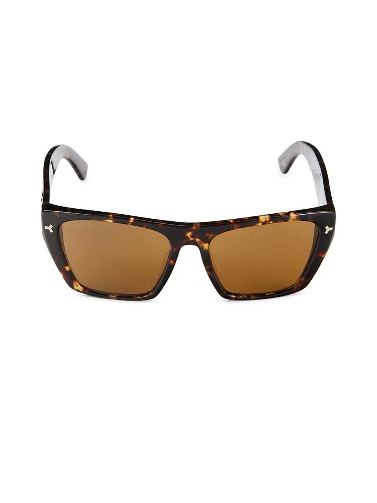 Bally Women's 55MM Rectangle Sunglasses - Havana Cover