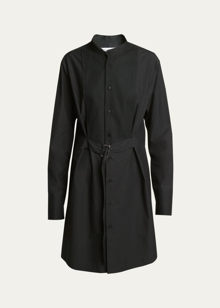 JW Anderson Tuxedo Belted Shirt Dress Cover