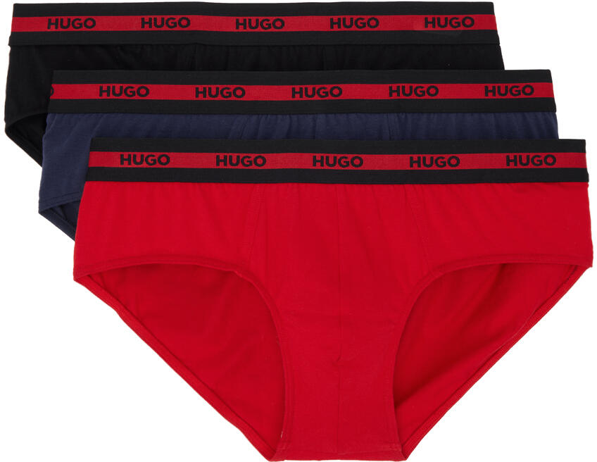 Hugo Three-Pack Multicolor Briefs Cover