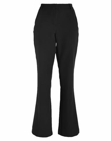 Take-two Woman Pants Black Polyester, Elastane Cover