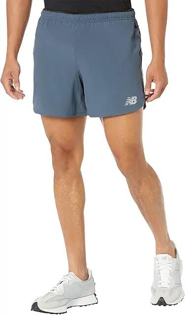 New Balance Impact Run 5 Shorts (Thunder) Men's Clothing Cover