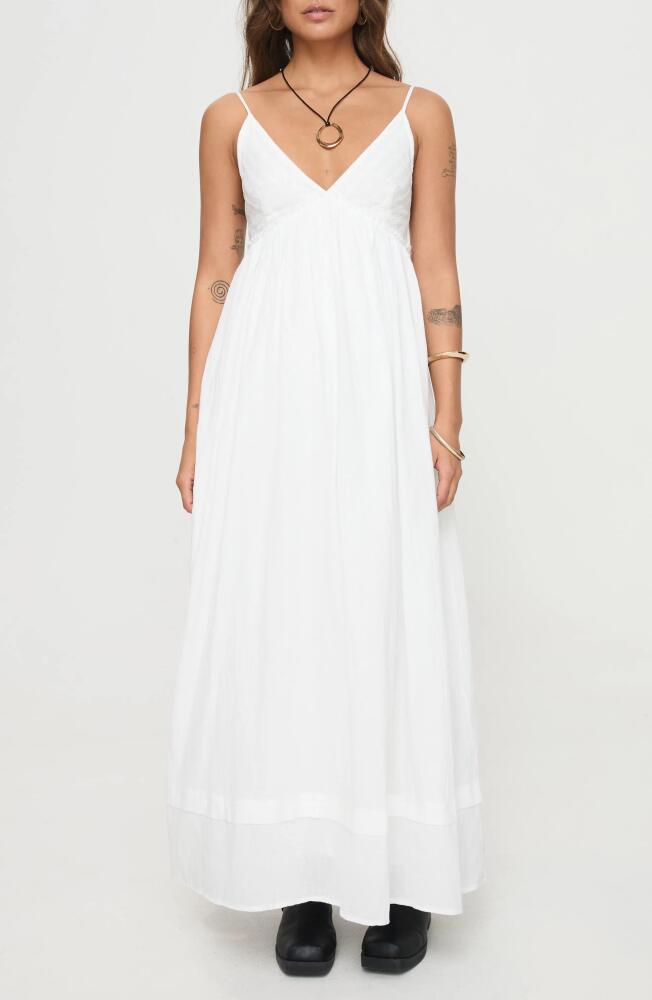 Princess Polly Eriksson Cotton Maxi Sundress in White Cover