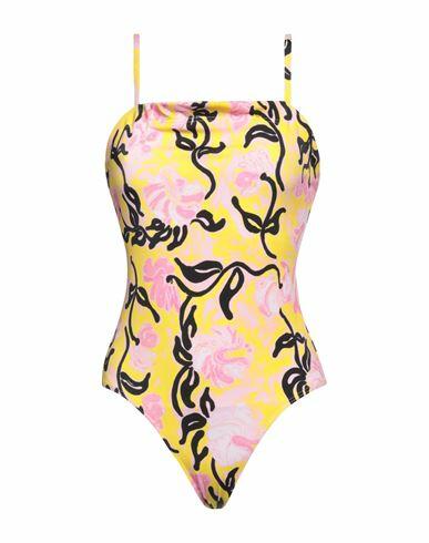 Marni Woman One-piece swimsuit Yellow Polyamide, Elastane Cover