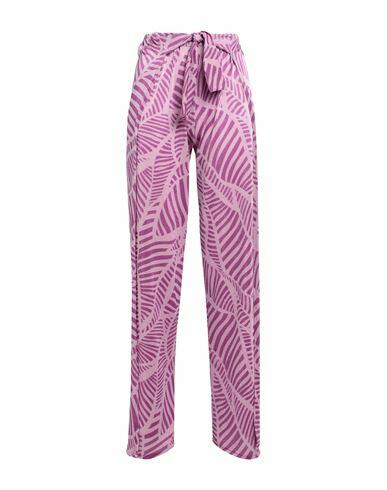 Cotazur Woman Beach shorts and pants Mauve Polyester, Polyamide, Elastane Cover