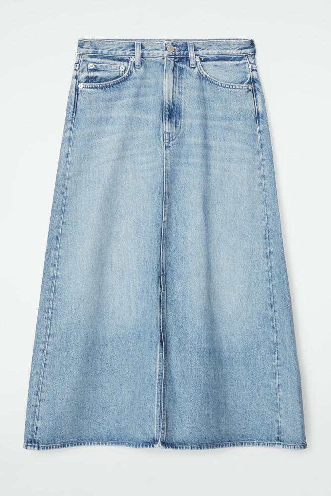 COS A-LINE DENIM MIDI SKIRT Cover