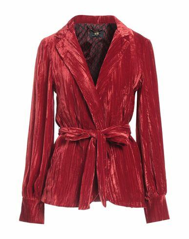 Gai Mattiolo Woman Blazer Brick red Polyester Cover