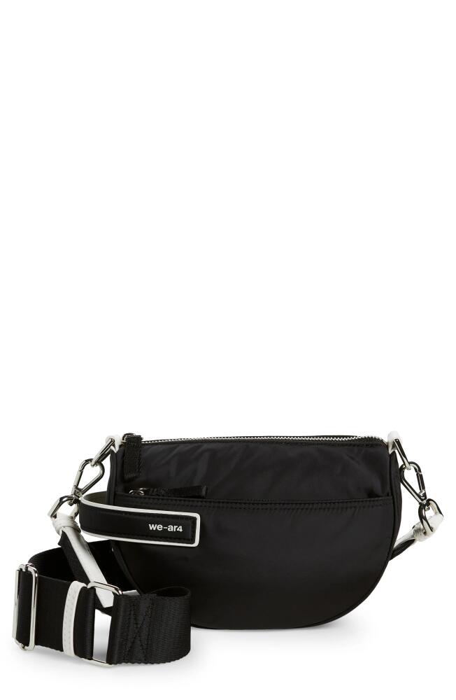 WE-AR4 The Half Moon Crossbody Bag in Black Cover