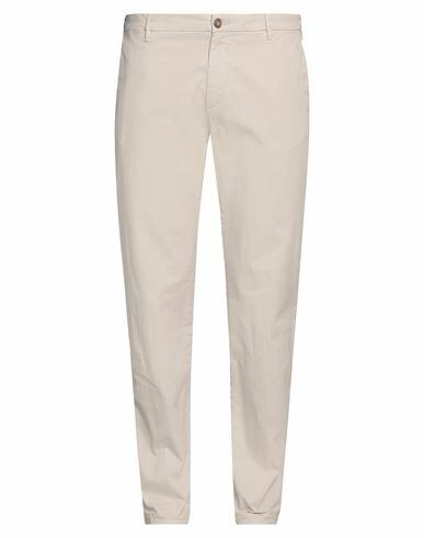 40weft Man Pants Beige Cotton, Elastane Cover