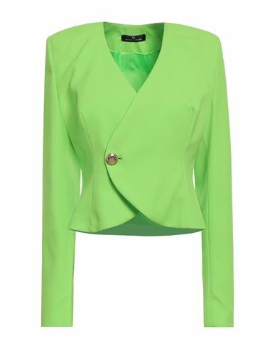 Monique Garçonne Woman Blazer Acid green PES - Polyethersulfone Cover