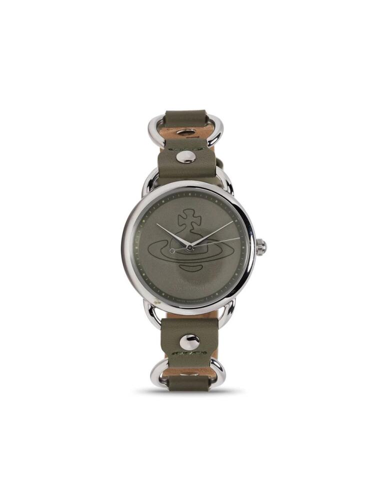 Vivienne Westwood Carnaby quartz 35mm - Silver Cover