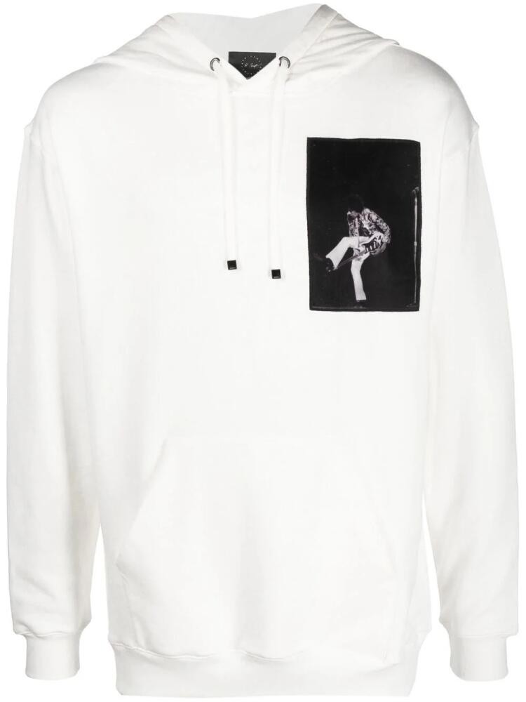 Limitato graphic-print long-sleeve sweatshirt - White Cover