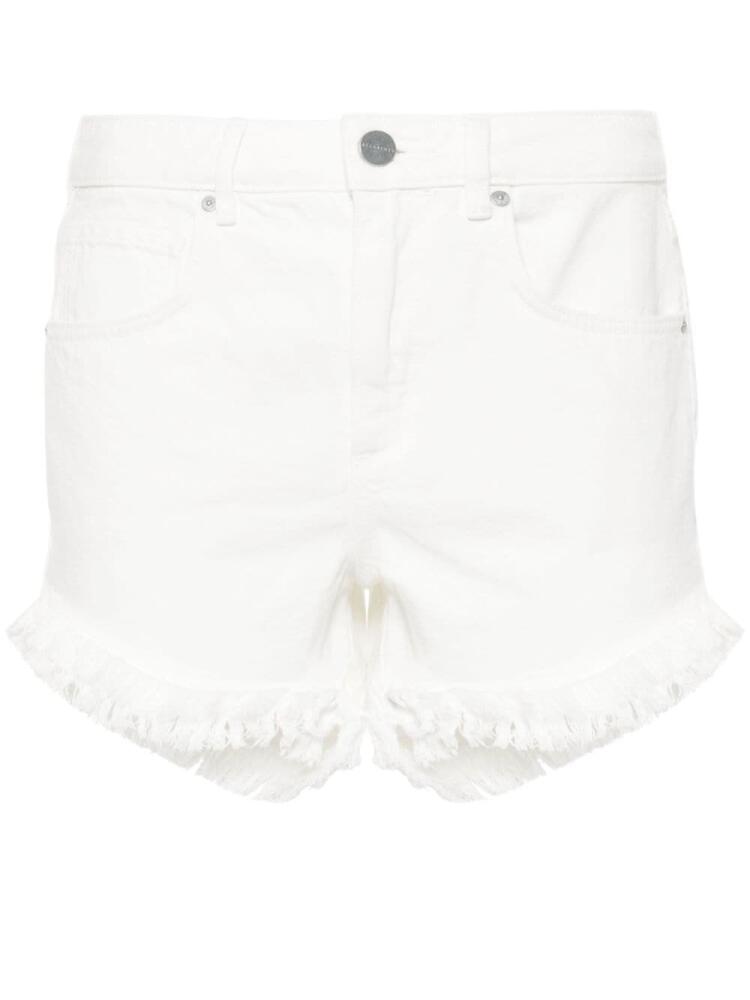 AllSaints Astrid frayed denim shorts - White Cover