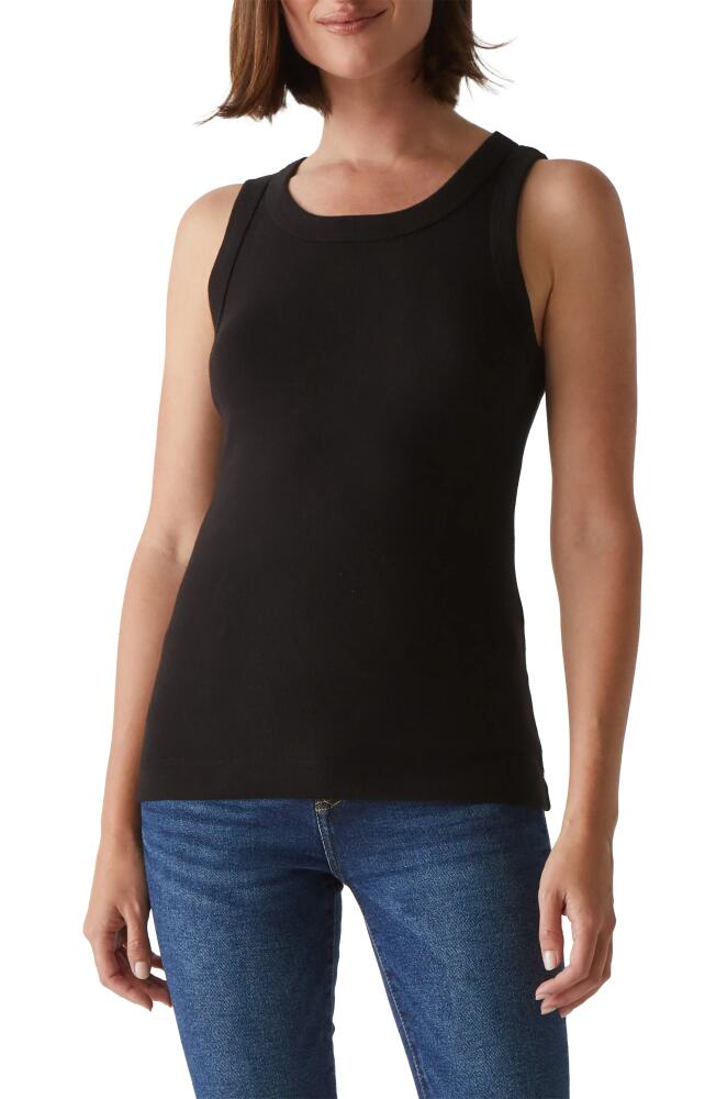 Michael Stars Paloma Cotton Tank Top in Black Cover