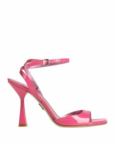 Sergio Levantesi Woman Sandals Fuchsia Soft Leather Cover