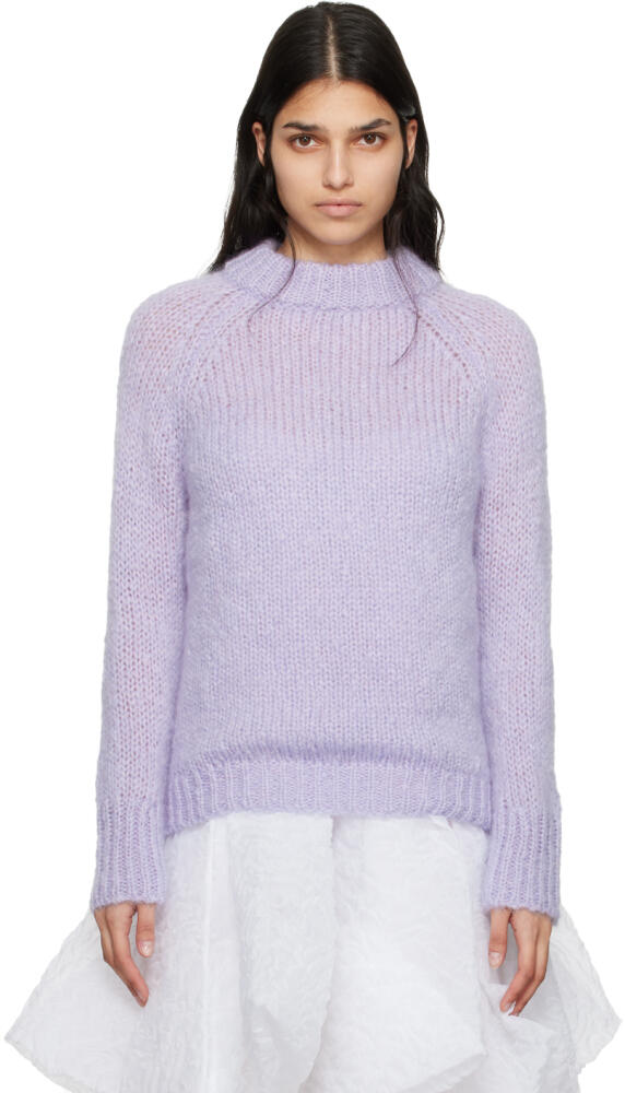 Cecilie Bahnsen Purple Indira Sweater Cover