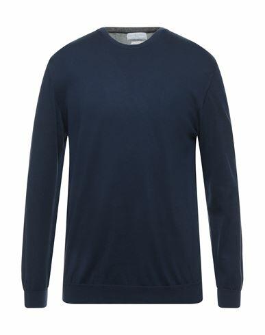 Daniele Fiesoli Man Sweater Midnight blue Giza 45 Cotton Cover