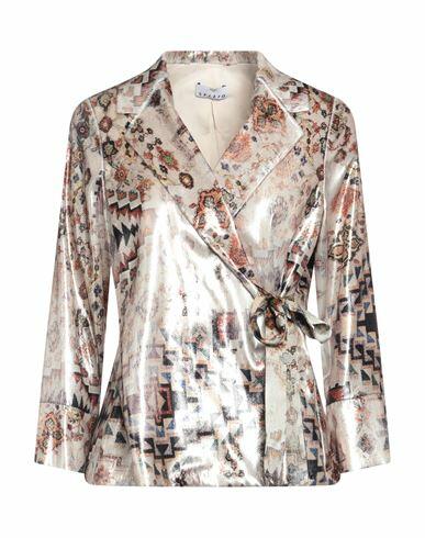 Sfizio Woman Blazer Beige Polyester Cover