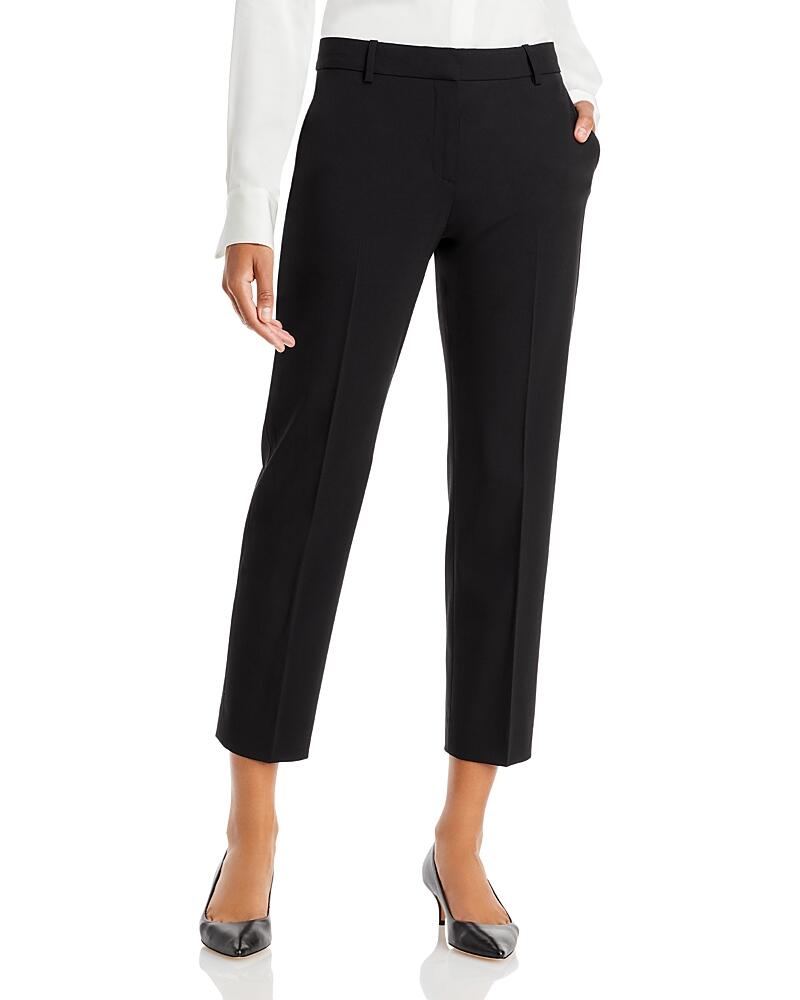 Theory Treeca Wool-Blend Cropped Pants Cover