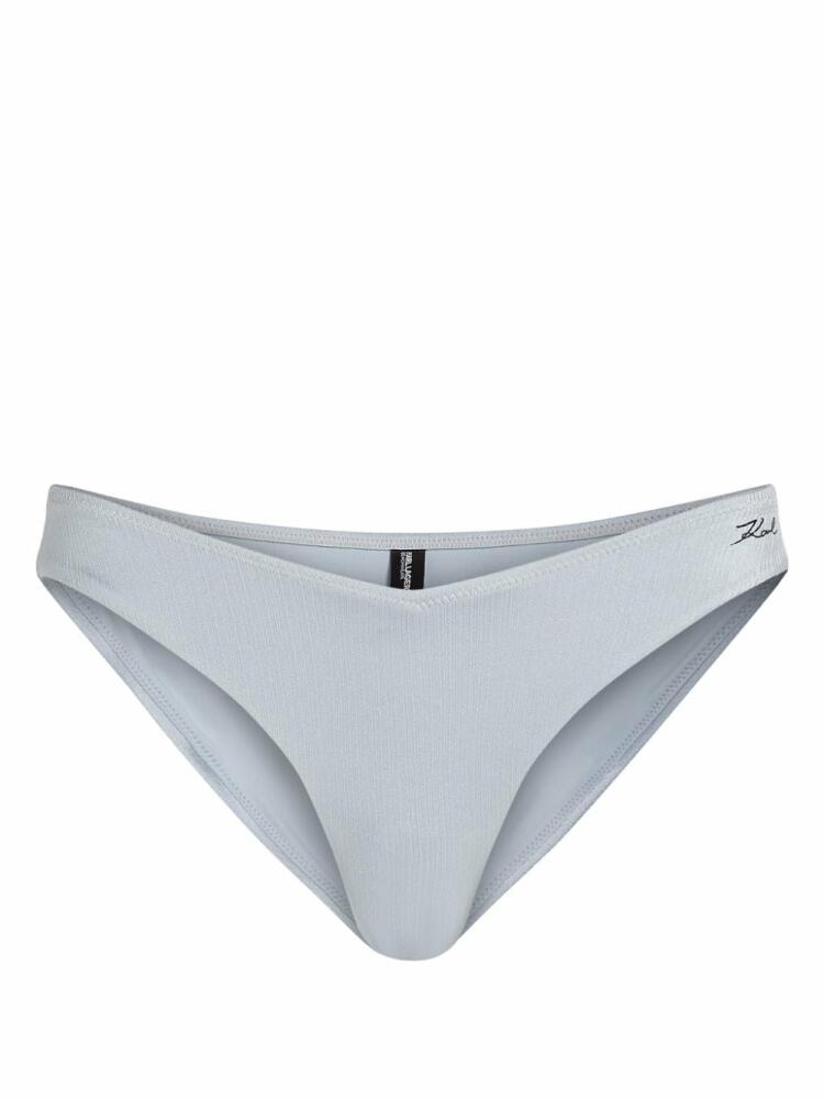 Karl Lagerfeld metallic bikini bottoms - Grey Cover