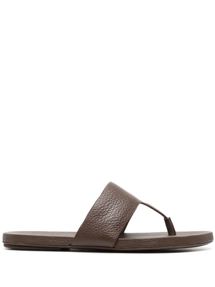 Marsèll thong-strap leather sandals - Brown Cover