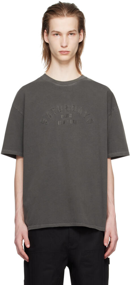 Saturdays NYC Gray Varsity T-Shirt Cover