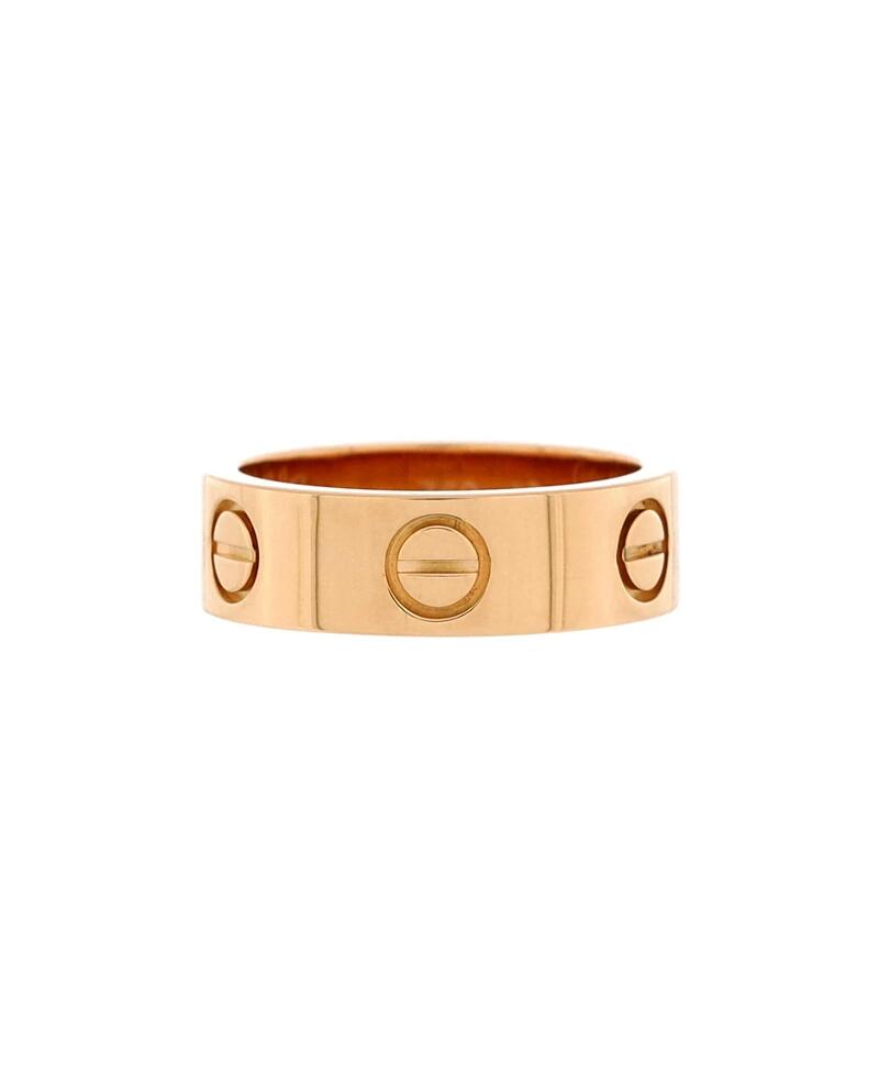 Pre-Owned Cartier Love Band Ring 18K Rose Gold Cover