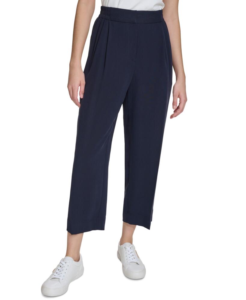 Calvin Klein Women's Cropped Wide Leg Pants - Twilight Cover