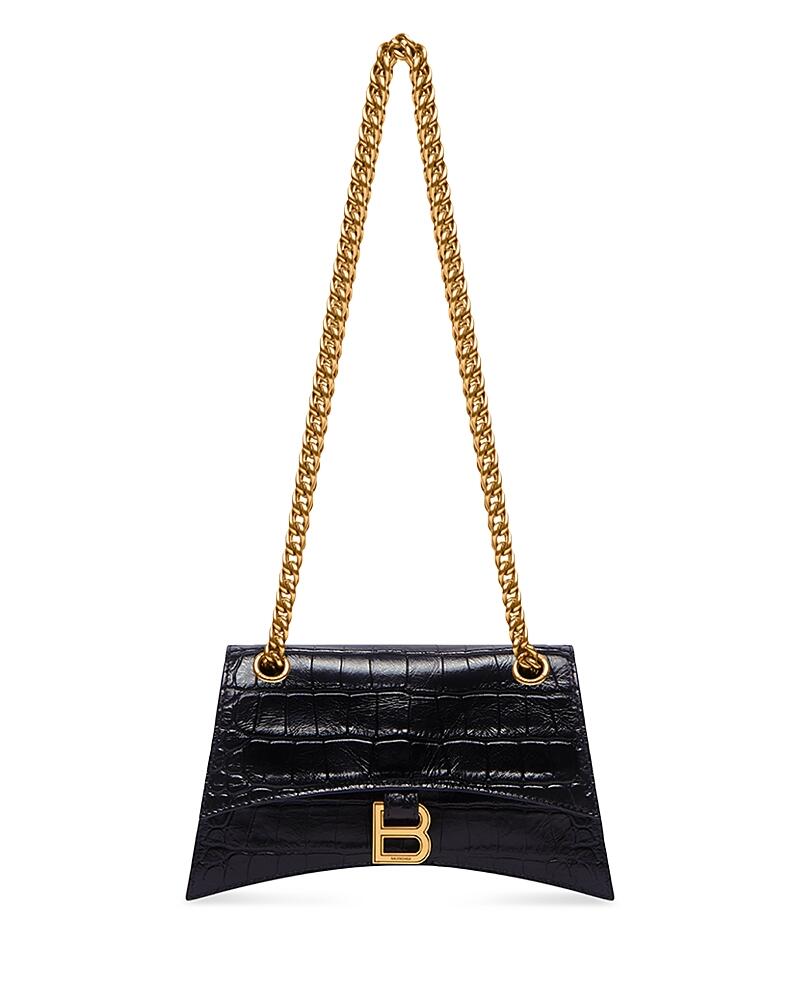 Balenciaga Crush Xs Chain Bag Crocodile Embossed Cover