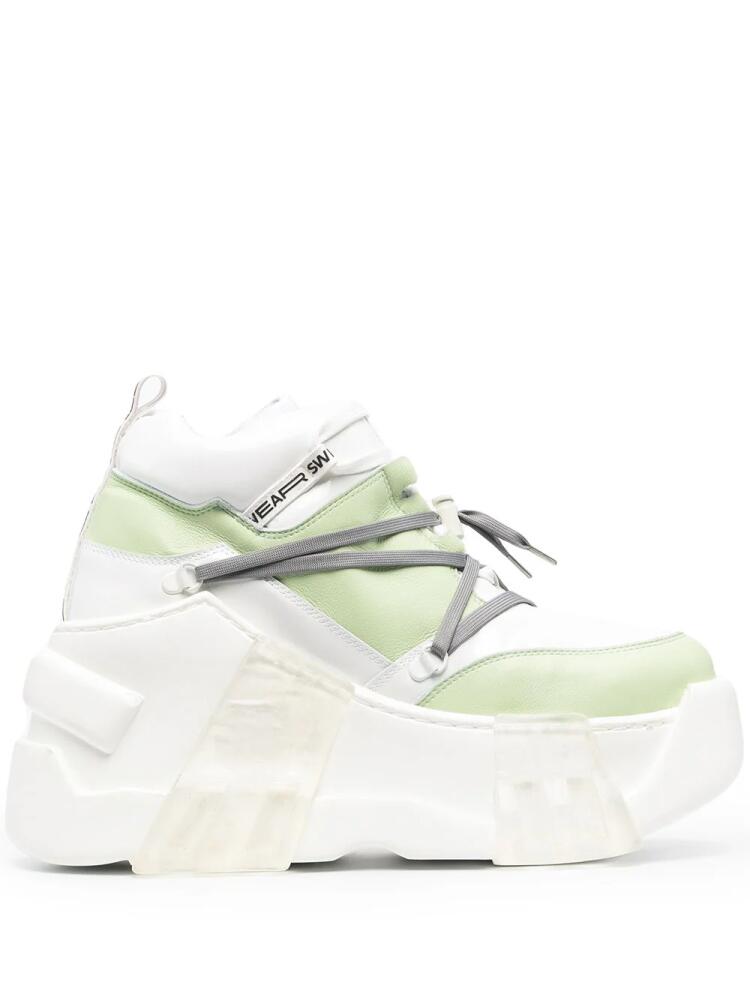 SWEAR Amazon platform sneakers - White Cover