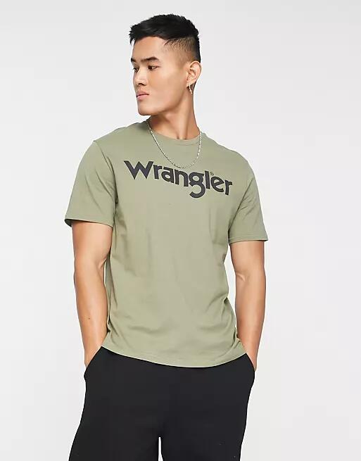 Wrangler t-shirt in green Cover