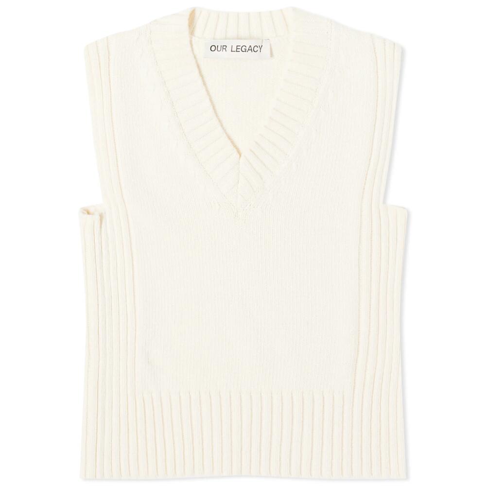 Our Legacy Women's Michian Knit Tank Vest in Natural Cover