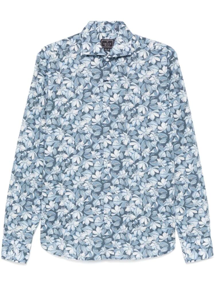 Orian floral-print shirt - Blue Cover