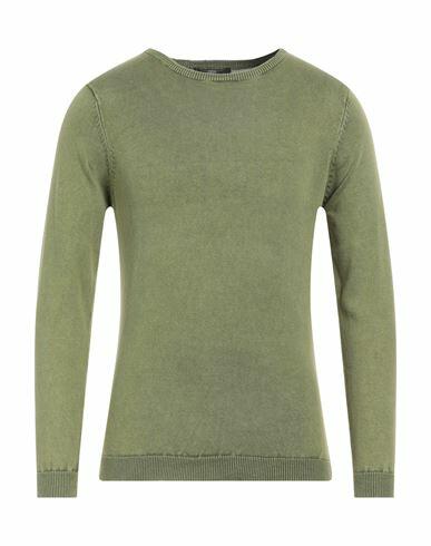 Aquascutum Man Sweater Military green Cotton Cover