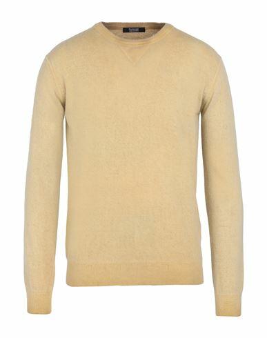 Bomboogie Man Sweater Light yellow Wool, Polyamide Cover