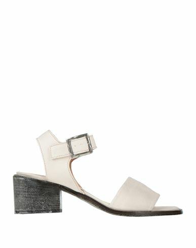 Moma Woman Sandals Ivory Leather Cover