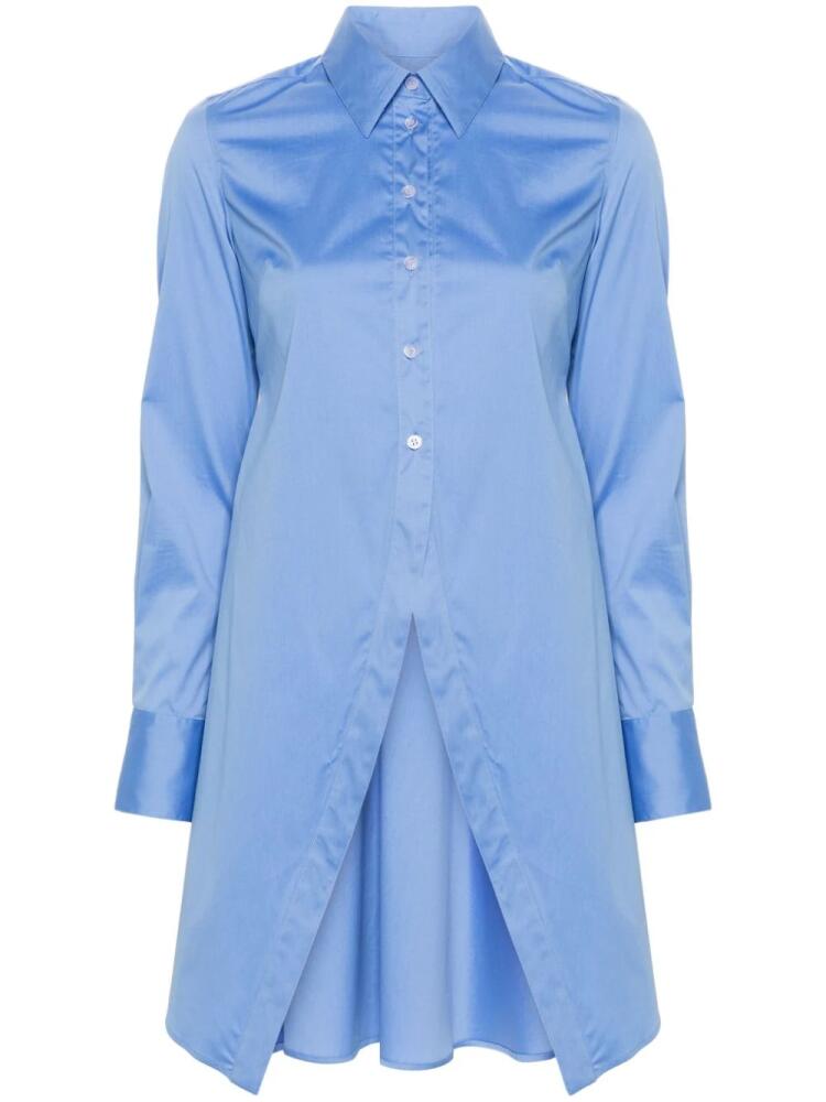 Viktor & Rolf Godet cotton-blend shirt - Blue Cover