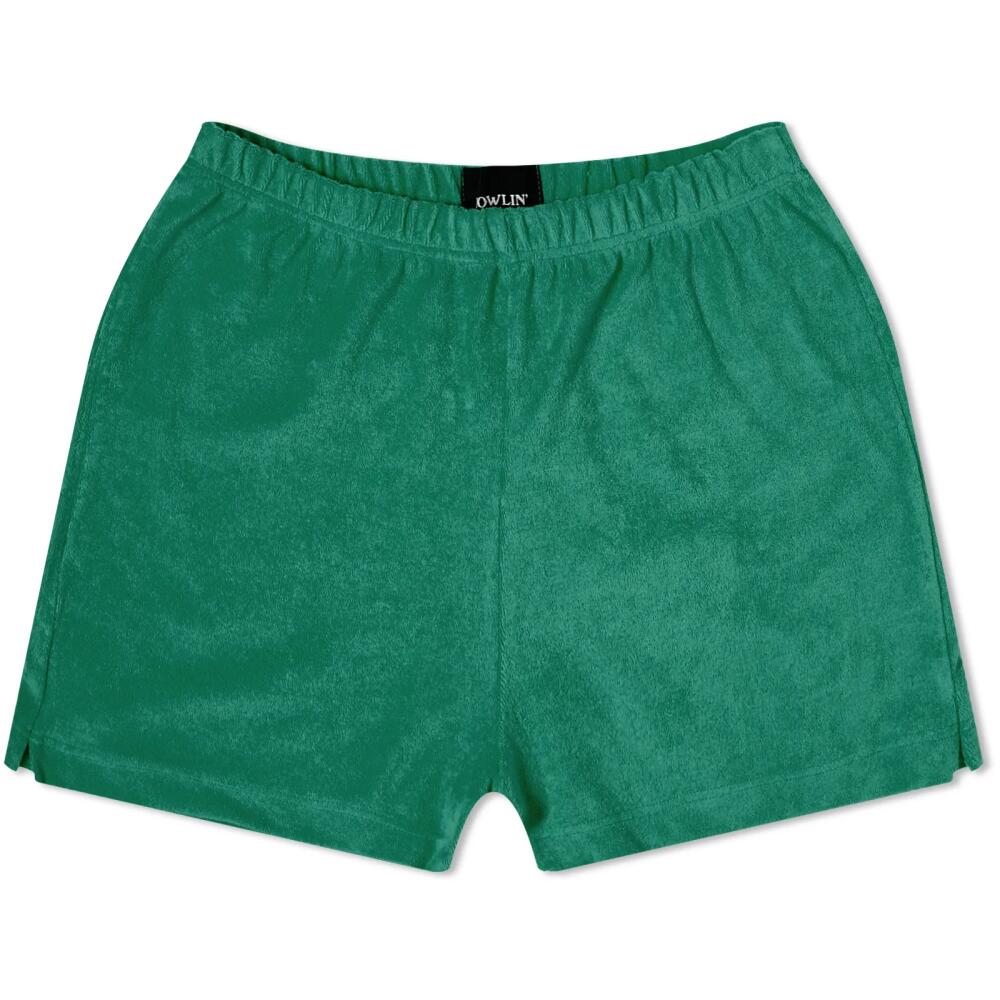 Howlin by Morrison Women's Howlin' Velour Wonder Shorts in Mezcal Green Cover