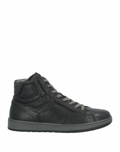 Nero Giardini Man Sneakers Black Leather Cover