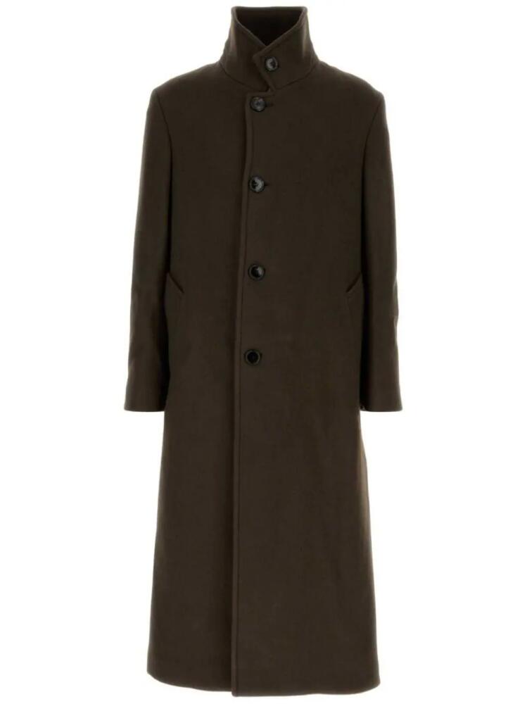 AMI Paris Brown wool coat Cover