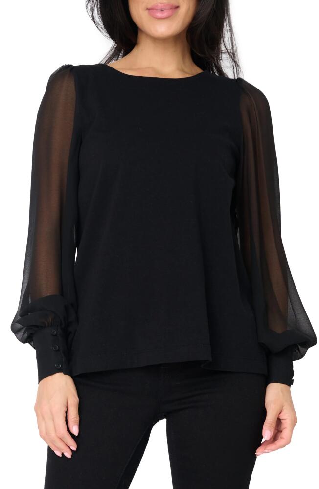 GIBSONLOOK Long Sleeve Top in Black Cover